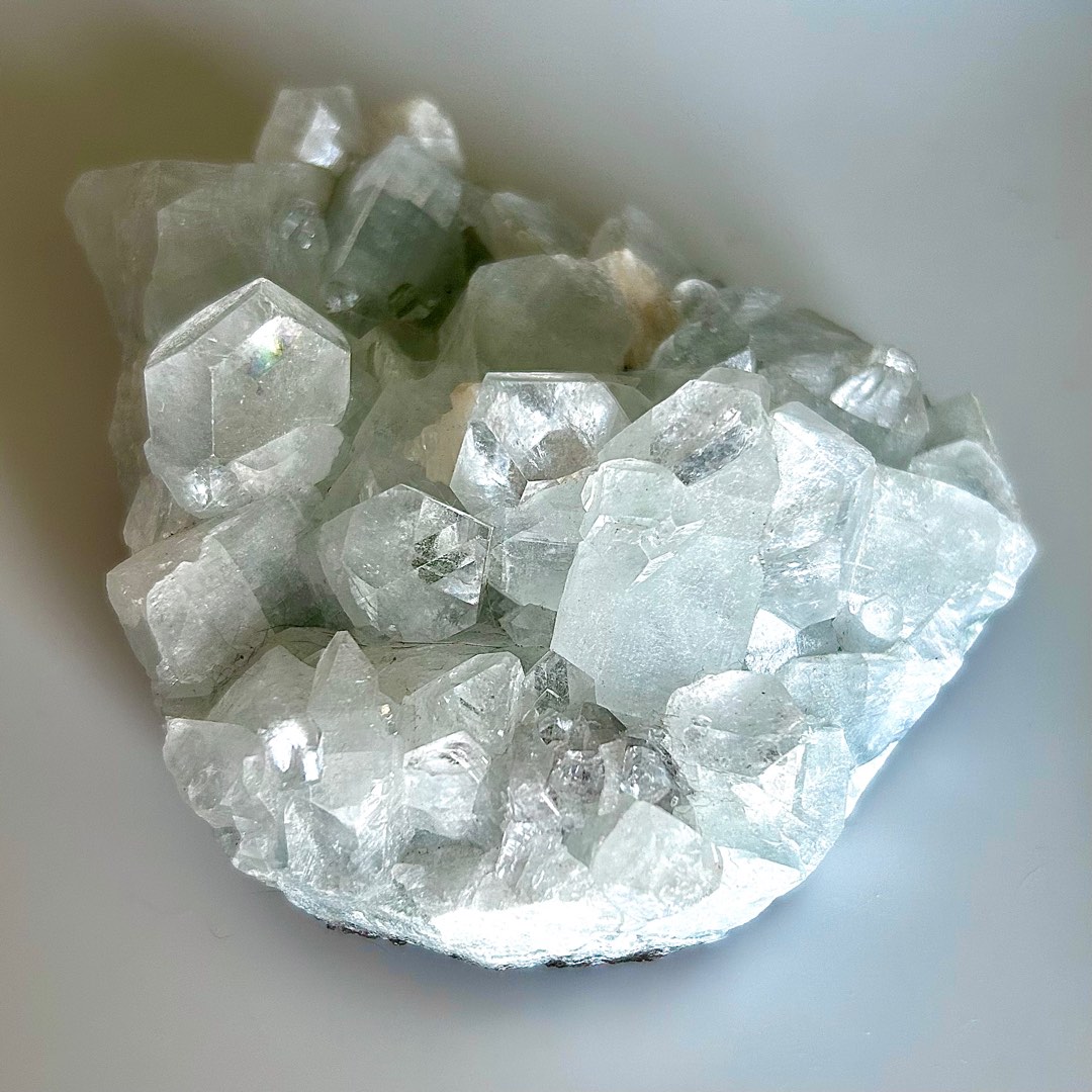 特價Sale✨天然鑽石魚眼石水晶簇11x9.5x3.5cm #diamond Apophyllite cluster #crystal cluster  #性價比高#水晶簇##消磁淨化#淨化手串#feng shui #reiki #charka #energy #淨化室內氣場#