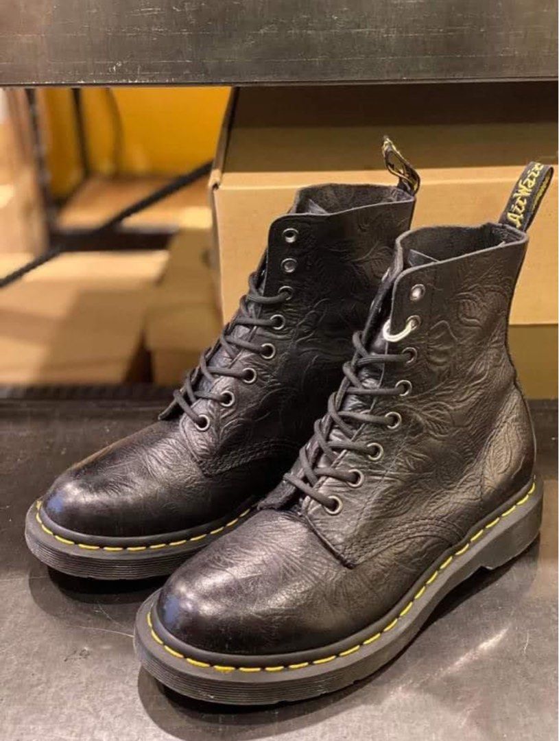 Dr martens floral emboss on sale