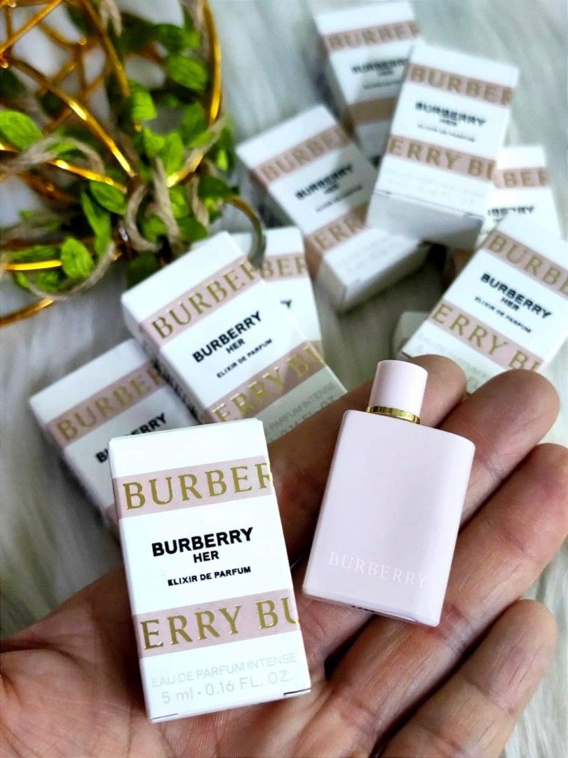 Legit Burberry Her Elixir de Parfum Mini 5ml Beauty Personal Care Fragrance Deodorants on Carousell