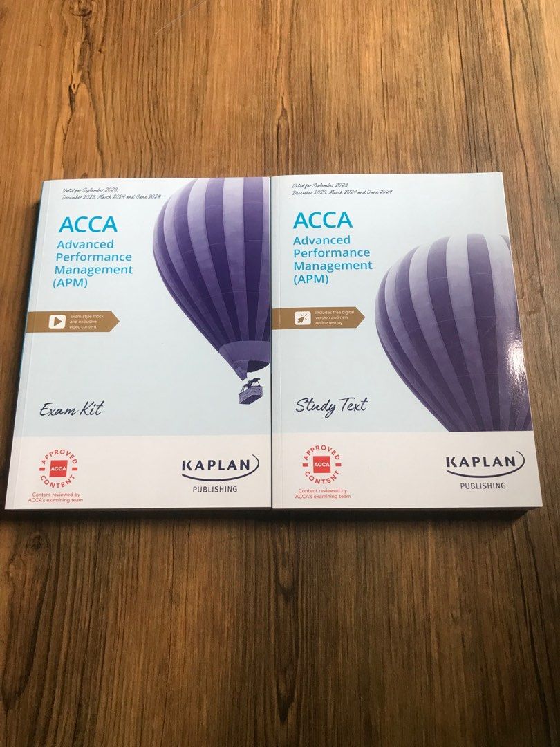 APM EXAM KIT KAPLAN ACCA JUNE 2024 Hobbies Toys Books Magazines
