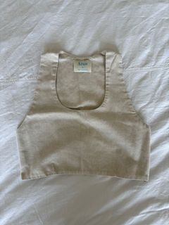 Araw the Line Melfi Top in Oat Size Small