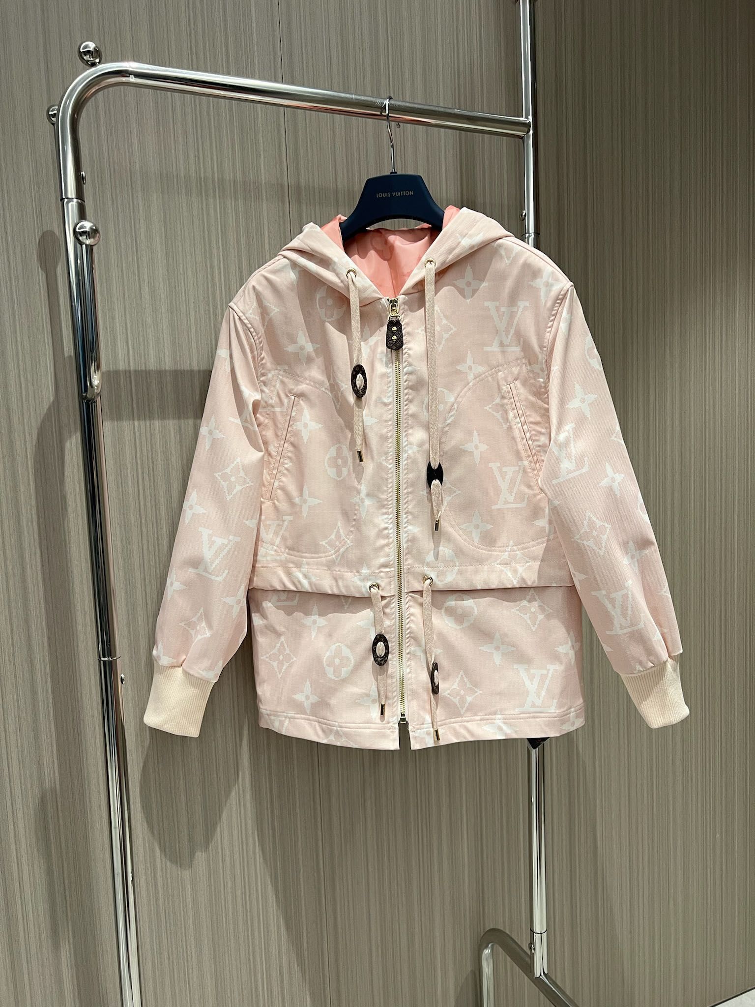 Louis vuitton pink coat hot sale