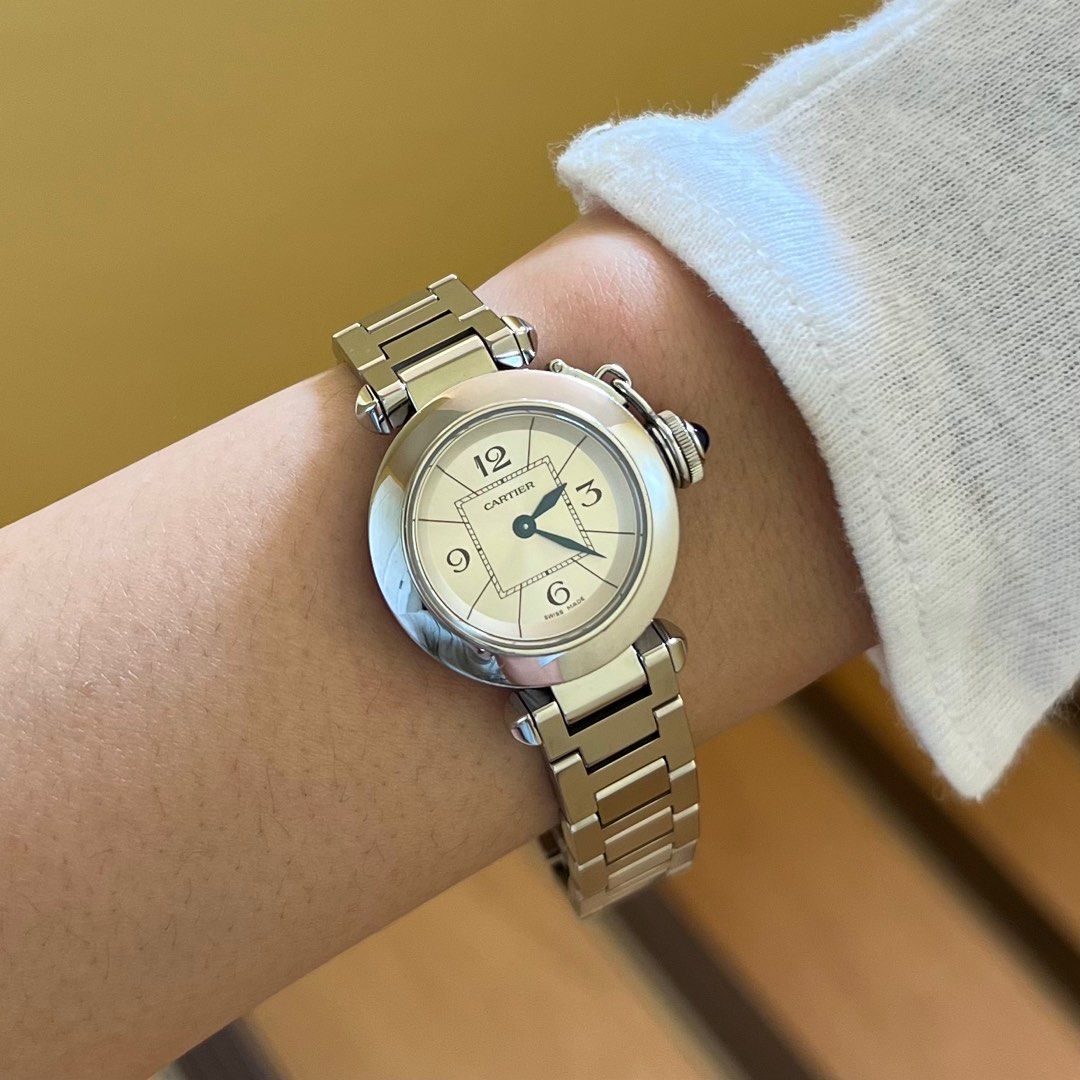 Authentic Preloved Cartier Pasha 30mm All Steel Watch Luxury Watches on Carousell