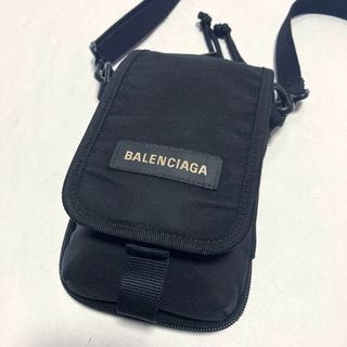 BALENCIAGA Explorer shoulder bag in nylon black
