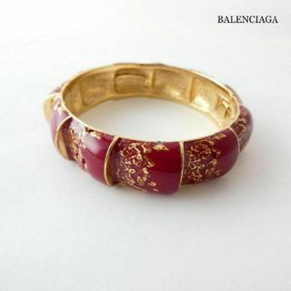 Balenciaga vintage ethnic pattern bangle bracelet