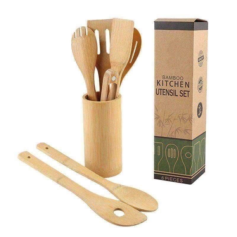 BAMBOO KITCHEN UTENSILS SET (Category: Coffee & Tea Tableware) located in Quezon City. Submitted by fconnie15407950 (Listing ID 1310582303, Image 2). Description: .