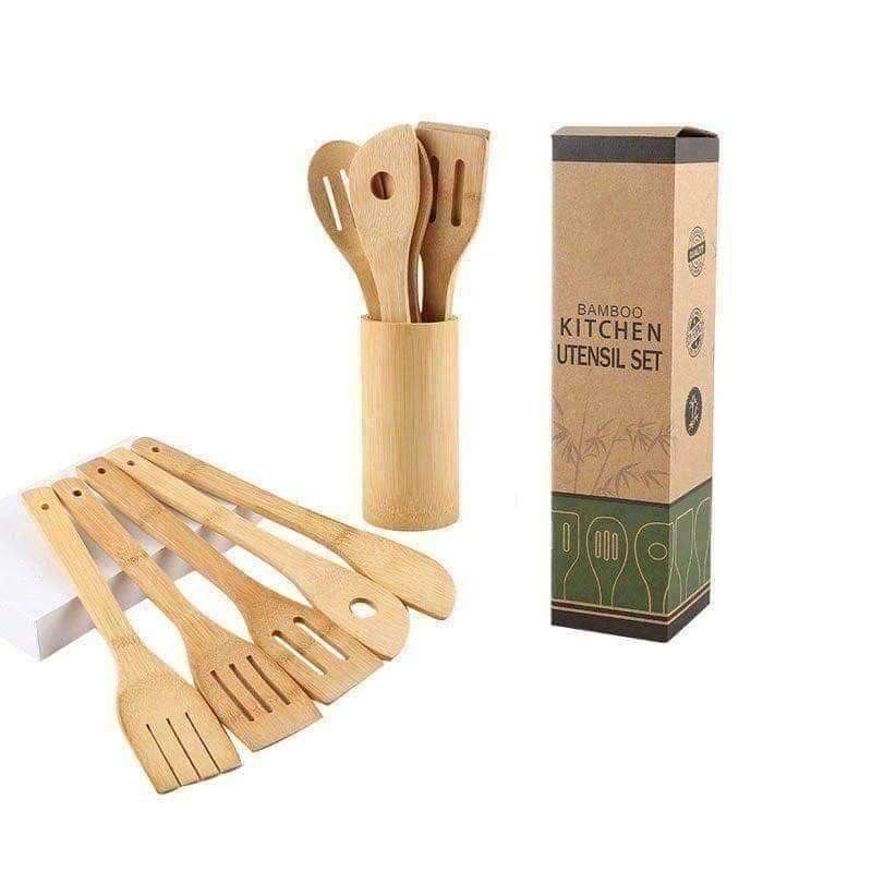 BAMBOO KITCHEN UTENSILS SET (Category: Coffee & Tea Tableware) located in Quezon City. Submitted by fconnie15407950 (Listing ID 1310582303, Image 1). Description: .