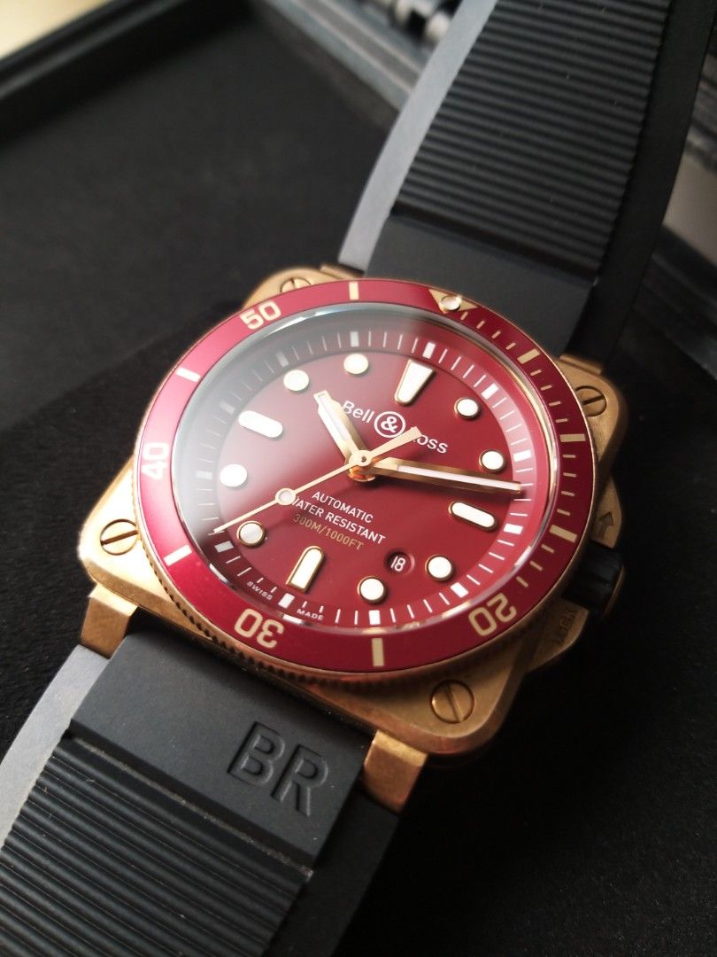 Bell Ross BR03-92 DIVER RED BRONZE, 名牌, 手錶- Carousell