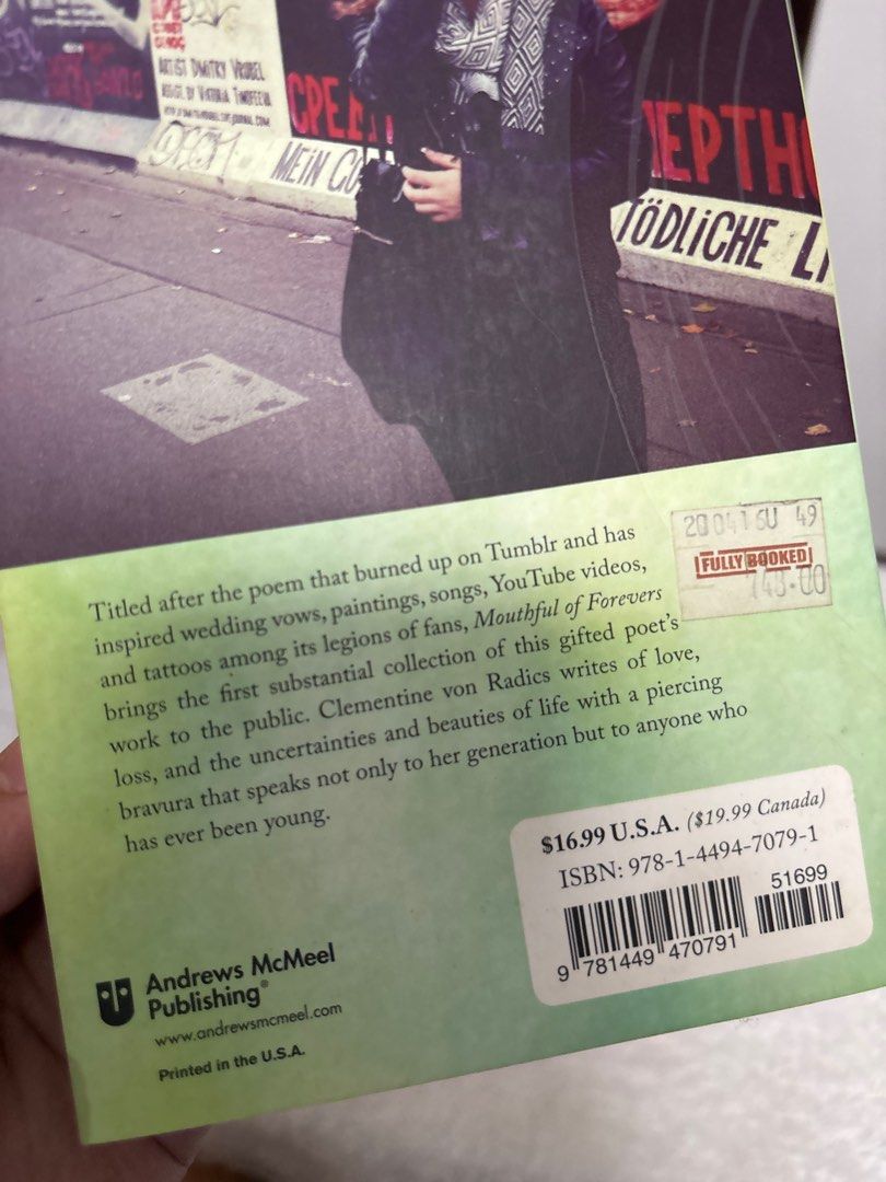 Book: Mouthful of Forevers (Category: Storybooks) located in Santo Domingo. Submitted by annamariesells (Listing ID 1310480883, Image 3). Description: .