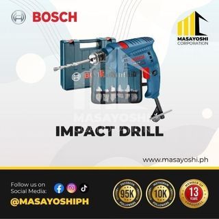 Bosch GSB 10 RE Impact Drill + 100 pcs Accessories | Bosch | Power Tool | Drill