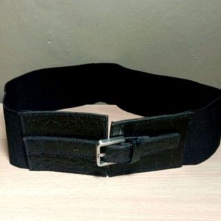 Brandless Women's Black Cinch Belt (Sale)