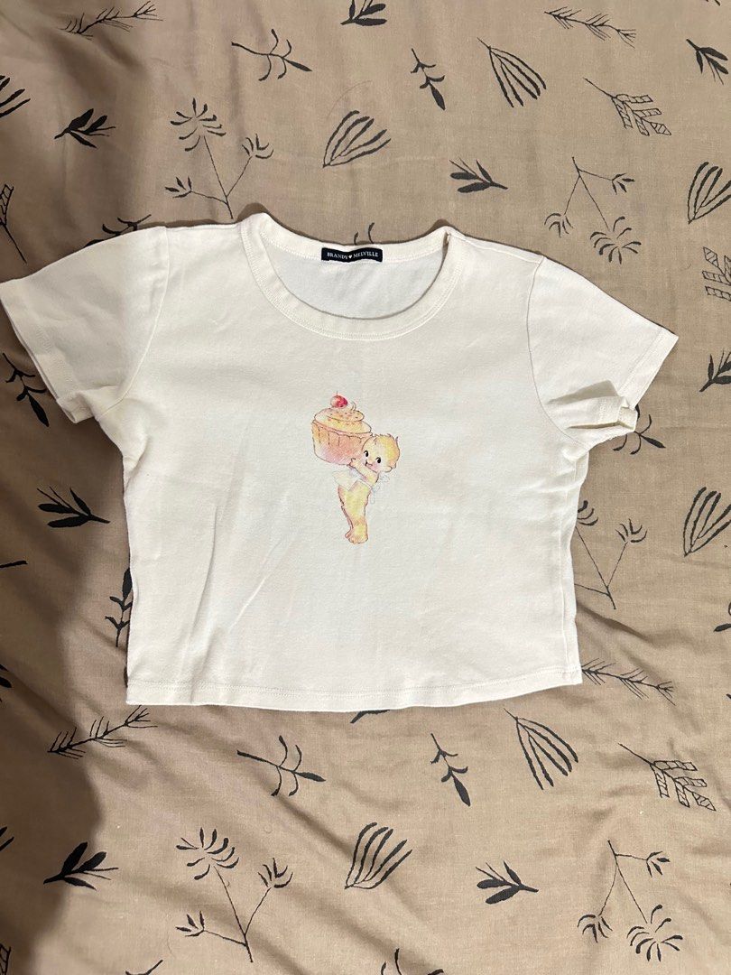 Brandy Melville Cherub Ashlyn Top (Category: Shirts) located in Santa Rosa. Submitted by wineoclock (Listing ID 1310570174, Image 1). Description: Super nice cropped top. 4th photo is actual photo. Freesize but can fit XS-M Gcash or bpi Grab, lalamove, j&t or lbc.