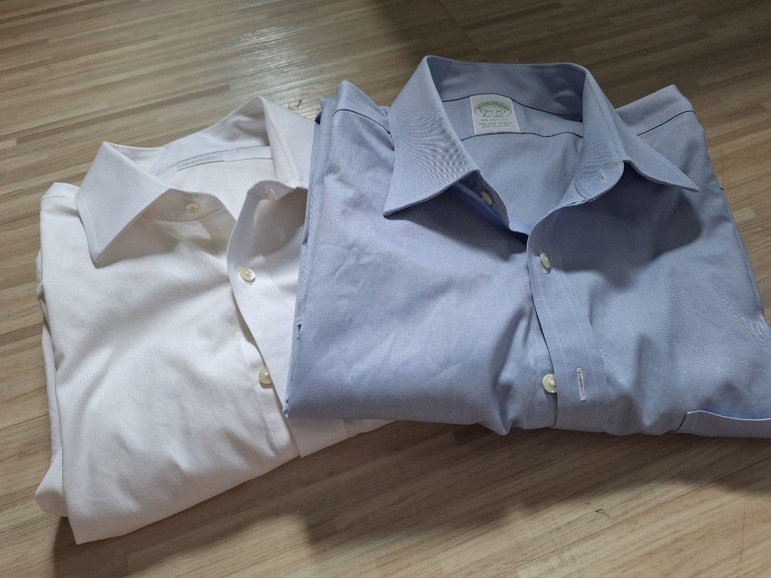 Brooks Brothers shirt 16.5/34 Milano fit, Men's Fashion, Tops & Sets, Shirts  on Carousell