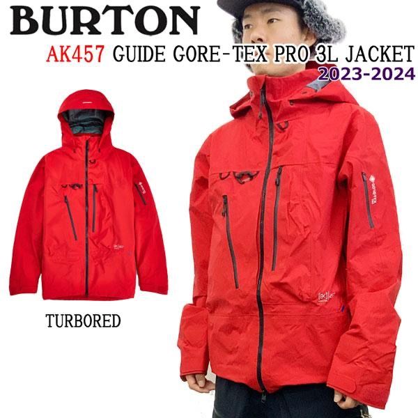 Burton Ak 457 Japan Guide Gore tex PRO 3L Turbo Red Snow Ski Snowboard Hiking Jacket