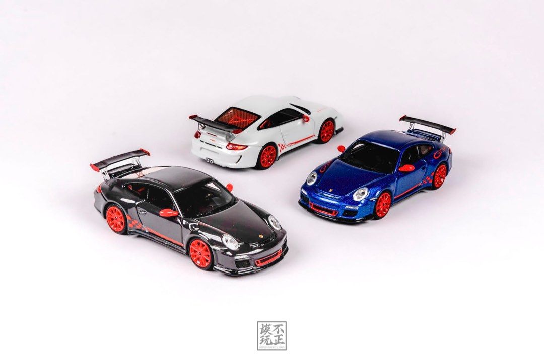 car's lounge 1/64 ポルシェ 911GT3 RS blue car's lounge 1/64