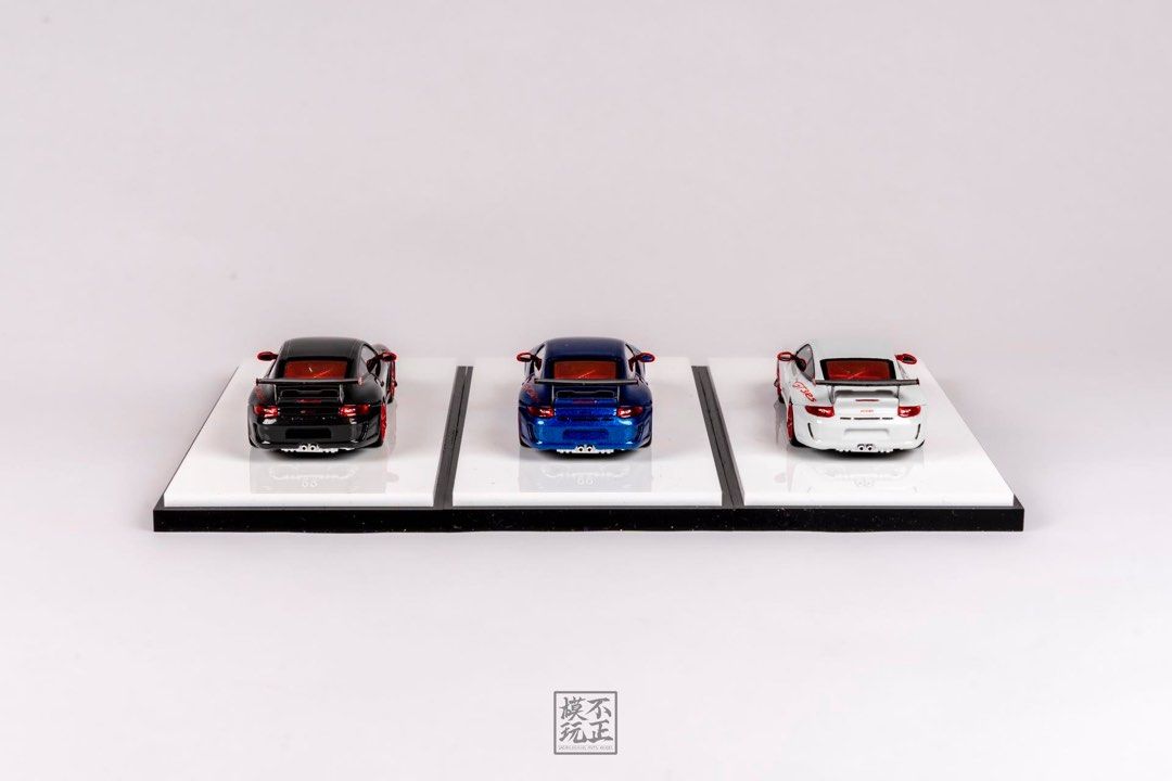 Car's Lounge 1/64 Porsche 911 (997.2) GT3 RS Aqua Blue Metallic