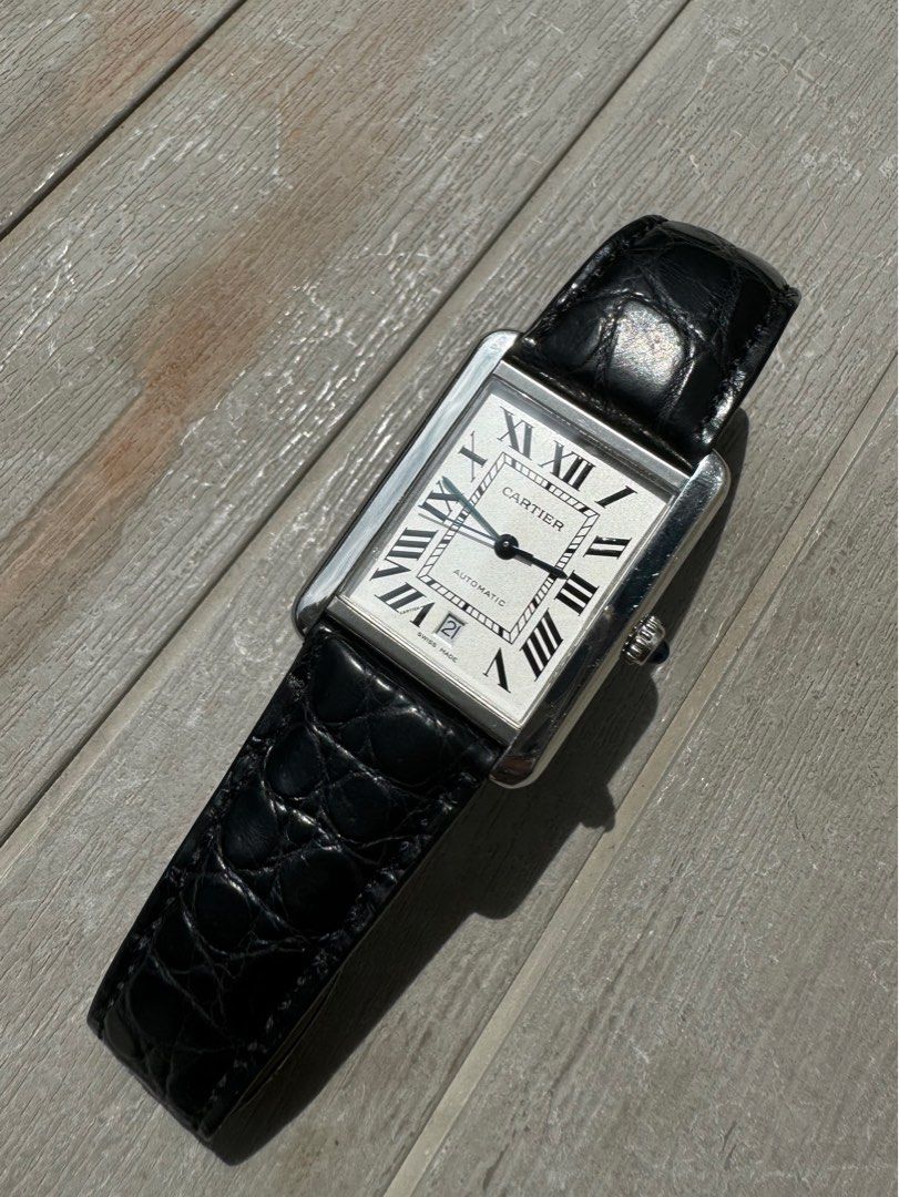 Cartier automatic tank best sale