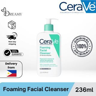 CeraVe Foaming Cleanser For Normal to Oily Skin 236ml