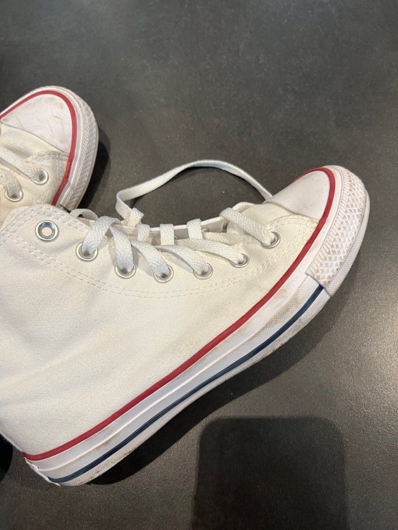 Plain white converse womens online