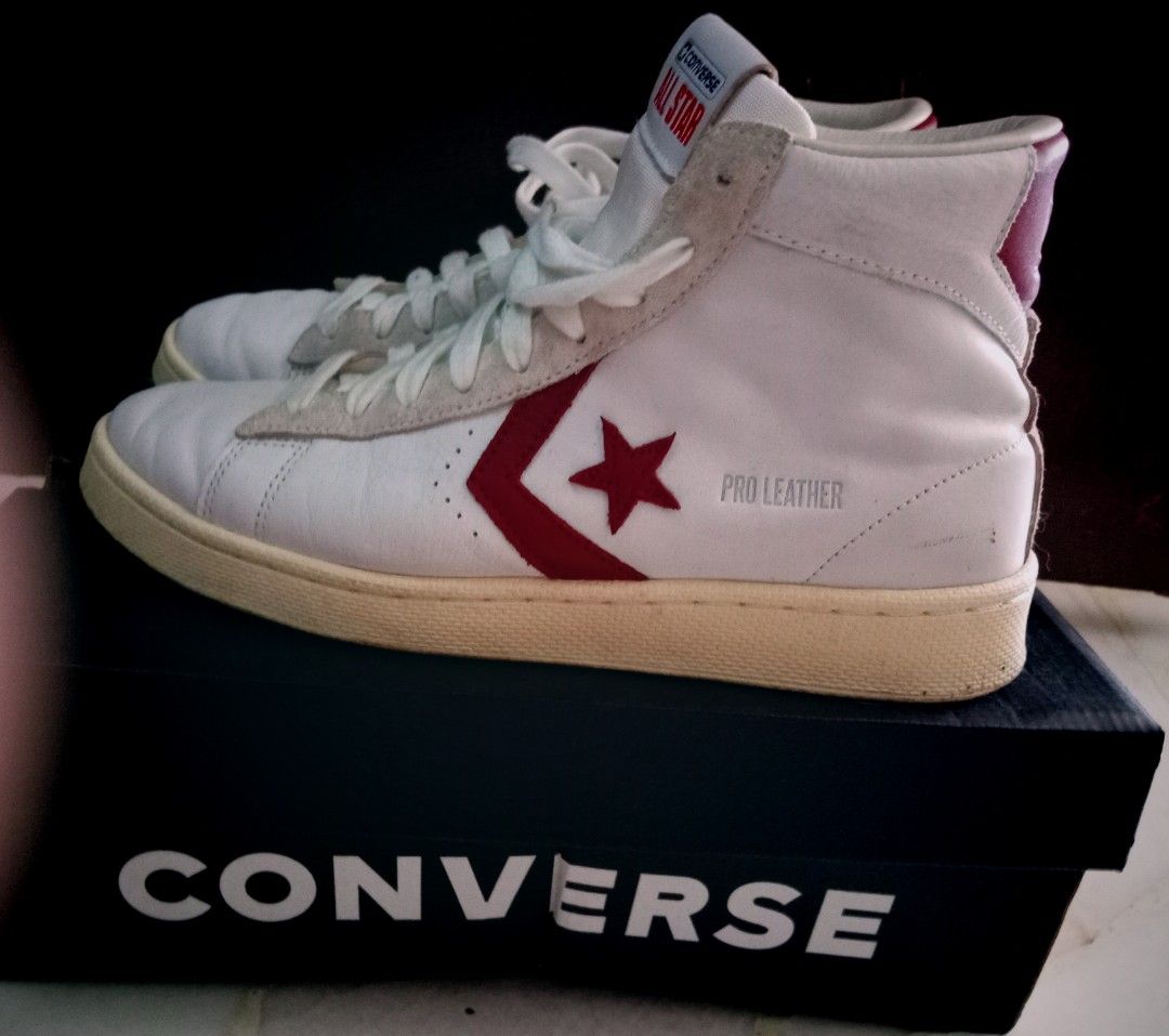 Converse pro leather high outlet