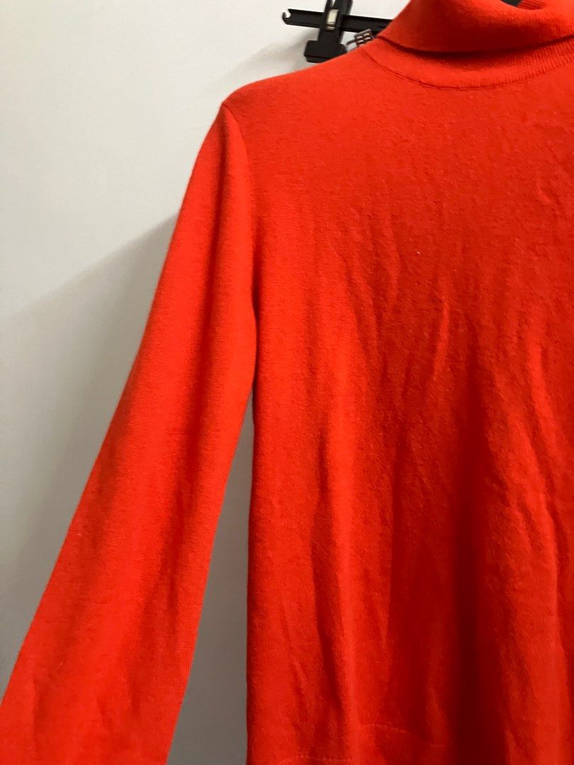 Orange turtleneck shirt outlet