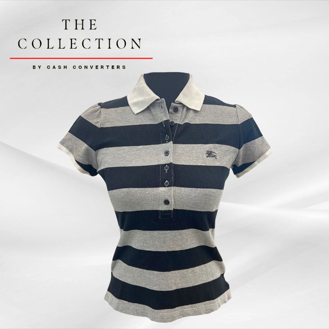 Burberry polo womens blue store