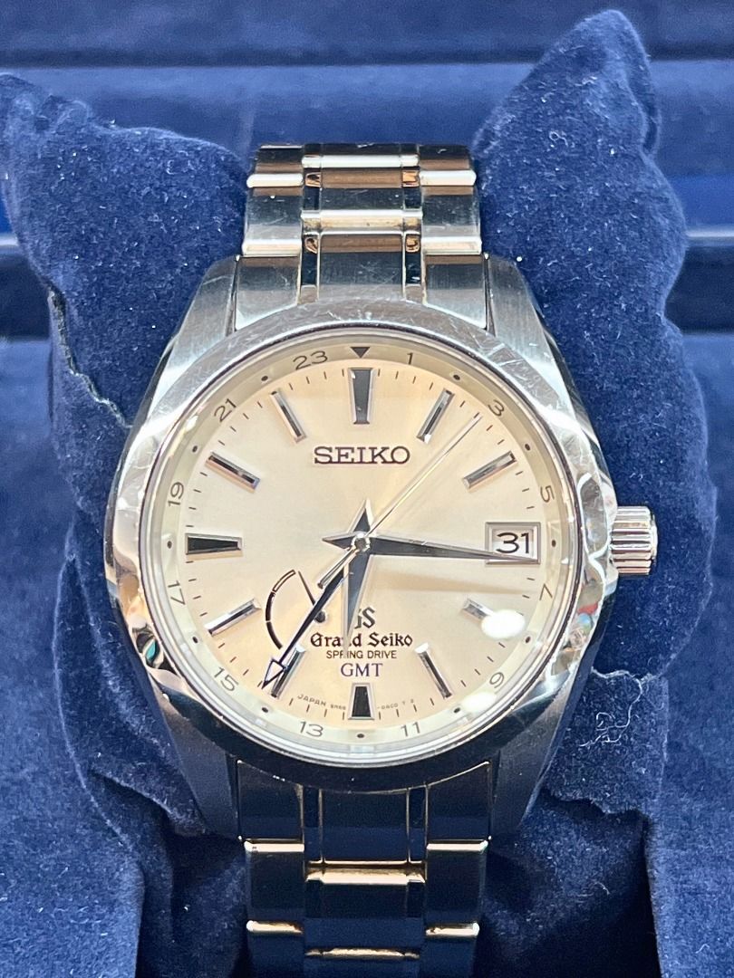 CT Grand Seiko GMT Spring Drive With Power Reserve Men s Fashion Watches Accessories Watches on Carousell
