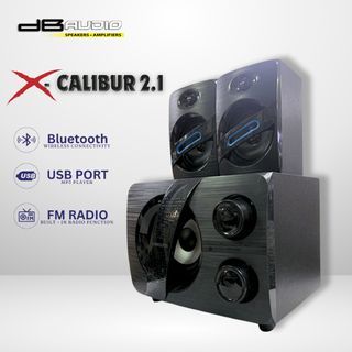 DBaudio X-CALIBUR 2.1 Wireless Bluetooth/FM Radio/USB/AUX/ MP3 Player with Remote Control PHP899  · In stock