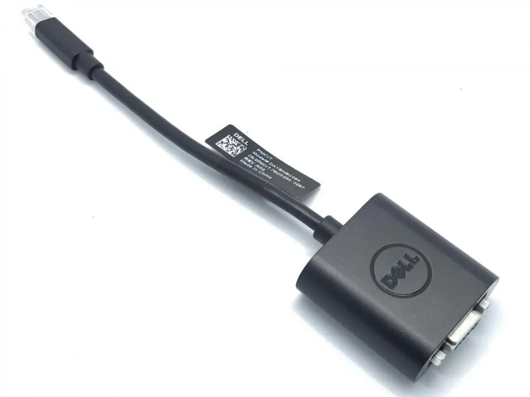 Dell PNKVT Mini DP Display Port to VGA Adapter DAYBNBC084 Video Adapter Cable