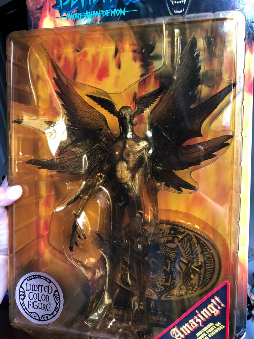 Devilman satan action figure (Category: Figurines & Statues) located in Cainta. Submitted by dopethrifts.ph (Listing ID 1310512130, Image 1). Description: Sealed Limited color figure 1k each.