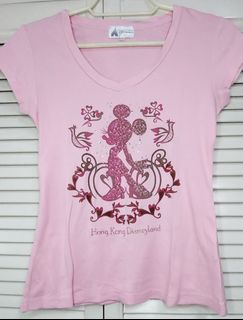 Disneyland Pink Shirt for Women Medium