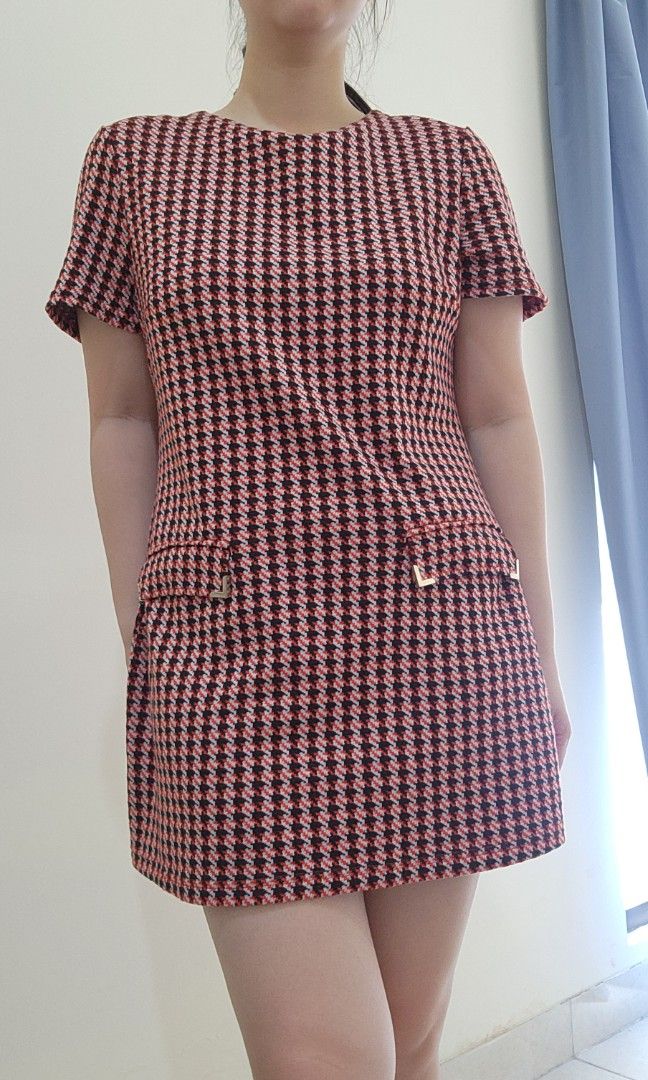 Dorothy perkins tweed dress discount