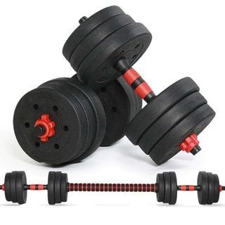 DUMBELL CONVERTIBLE TO BARBELL 20KG 30KG