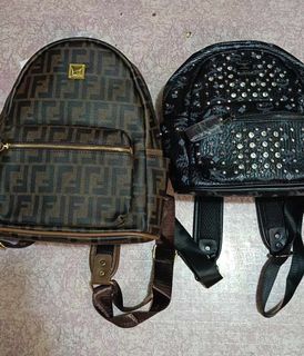 Fendi and MCM Backpack