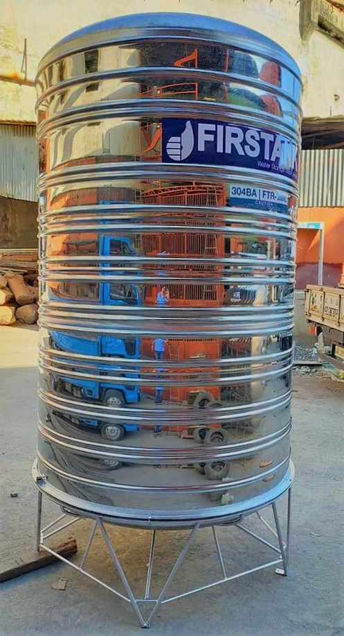 Firstank 3500L Stainless Steel Water Storage Tank, Commercial ...