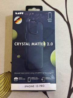 FOR SALE BRAND NEW ORIGINAL LAUT HUEX CRYSTAL MATTER MIDNIGHT  BLUE For IPHONE CASE  For 14 PRO OR 13 PRO Unit from Powermac.