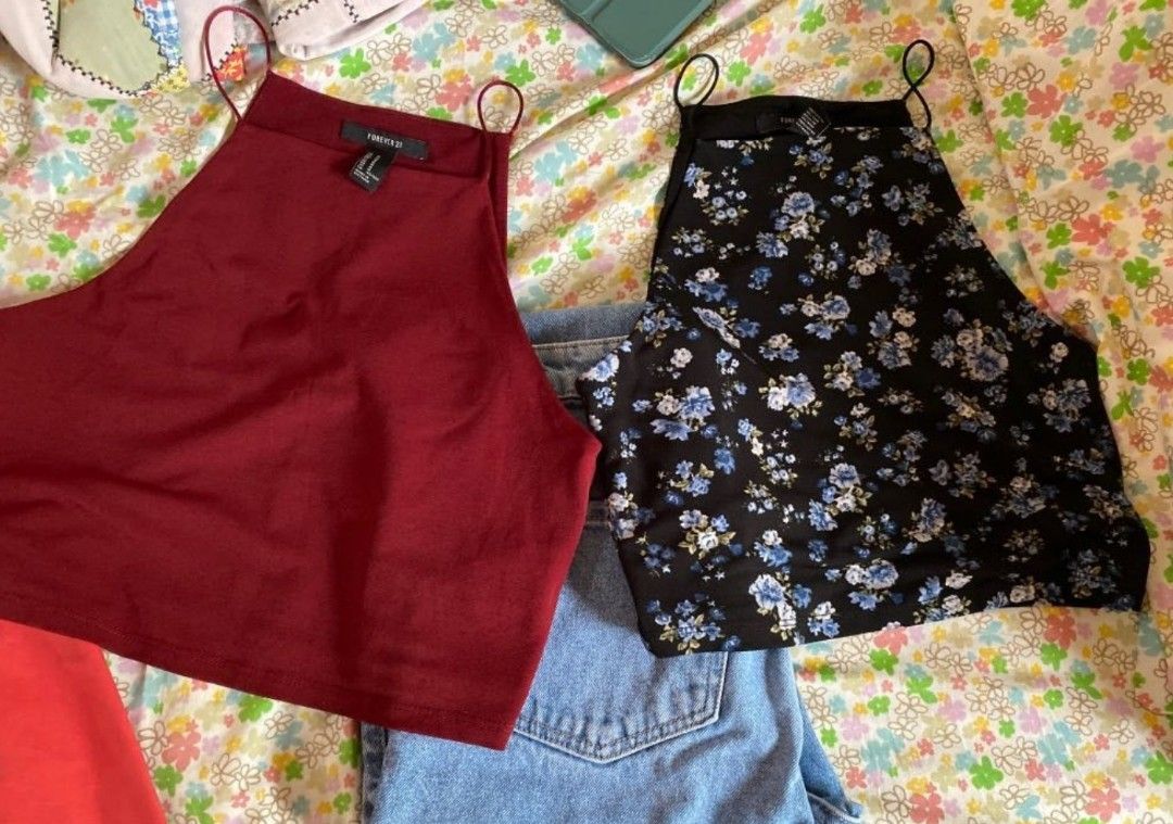 Halter top shirts forever 21 top