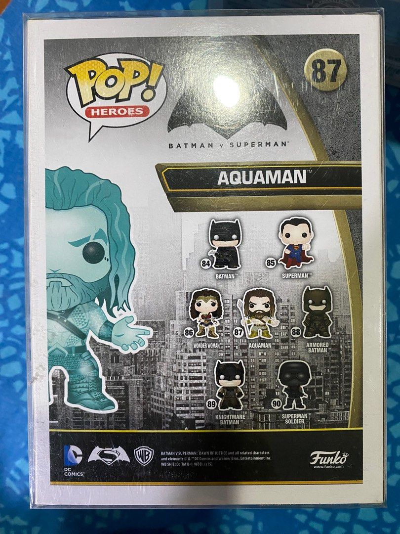 Funko Pop Aquaman (87) (Category: Designer & Blind Box Toys) located in Makati City. Submitted by declutterphilia (Listing ID 1310587819, Image 3). Description: .
