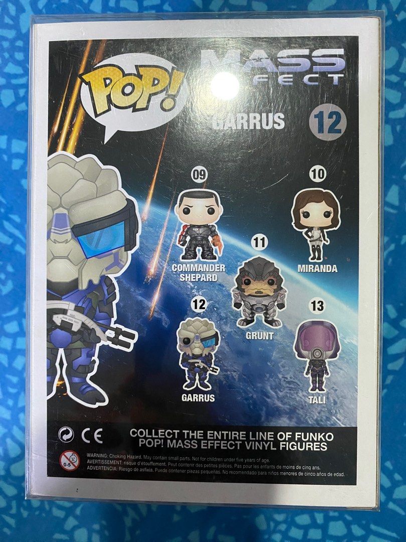 Funko Pop Mass Effect Garrus (12) (Category: Designer & Blind Box Toys) located in Makati City. Submitted by declutterphilia (Listing ID 1310596826, Image 3). Description: .