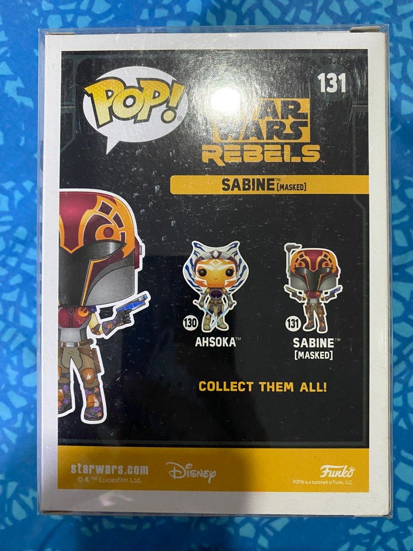 Funko Pop Star Wars Rebels Sabine (131) (Category: Figurines & Statues) located in Makati City. Submitted by declutterphilia (Listing ID 1310586212, Image 3). Description: .