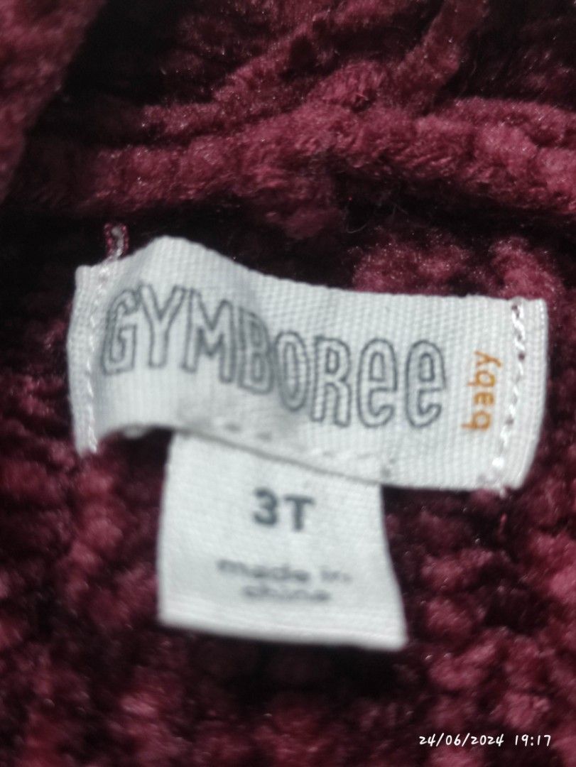 Gymboree chenille cardigan size 3 Babies Kids Babies Kids Fashion on Carousell