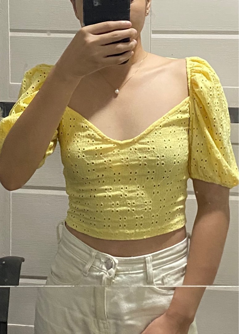 H and m yellow top cheap