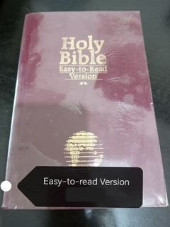 Holy Bible in Easy-to-Read Version (ERV) - Large Hardcover Red Copy