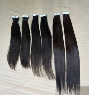 HUMAN HAIR EXTENSIONS TAPE
