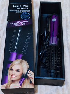 Ionic hair iron and volumize curler
