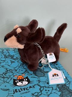 Jellycat Otto Sausage Dog Bag Charm / Small Keychain