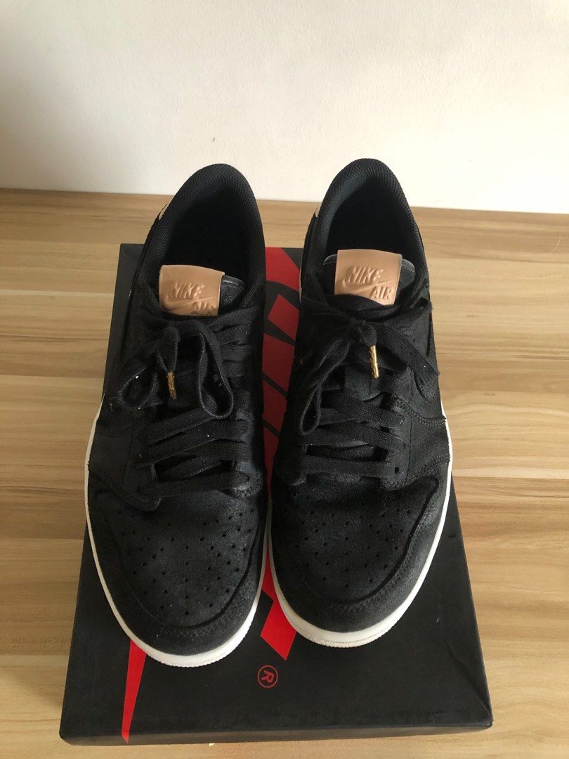 Jordan 1 Low OG Vachetta tan black sz 9 Men s Fashion Footwear Sneakers on Carousell