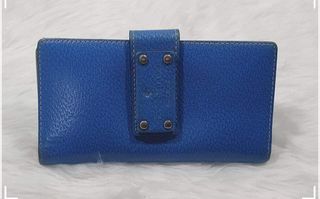 Kate Spade Blue Leather Wallet