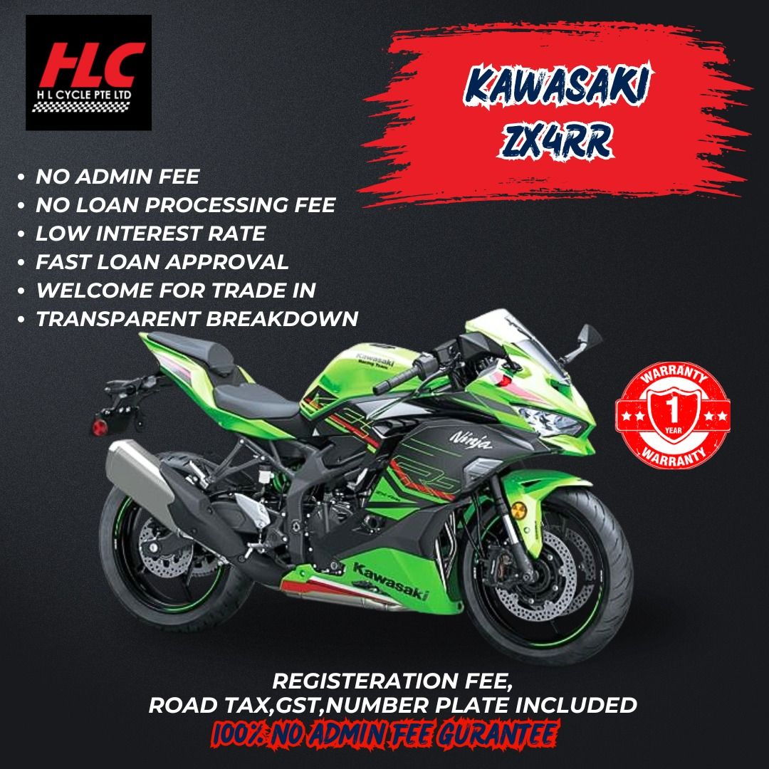 KAWASAKI ZX-4RR AGENT UNIT, Motorcycles, Motorcycles for Sale, Class 2A on  Carousell