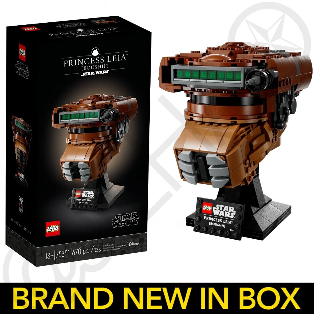 LEGO 75351 Star Wars Princess Leia Boushh Helmet Tags Organa Skywalker Solo Return of The Jedi Hobbies Toys Toys Games on Carousell